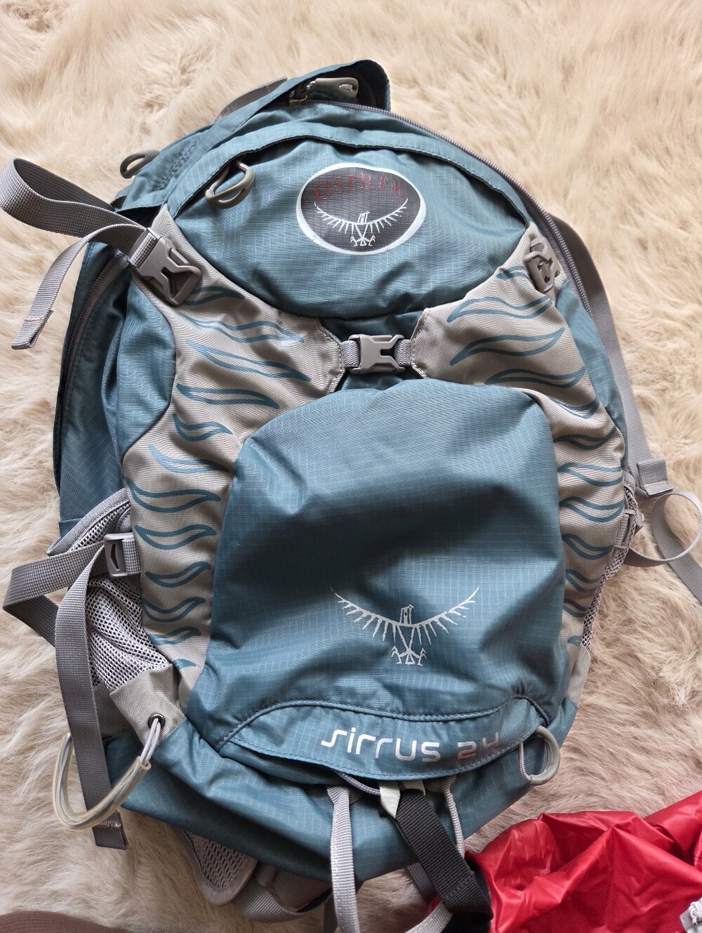OSPREY Sirrus 24 Teal and Gray Men's Backpack